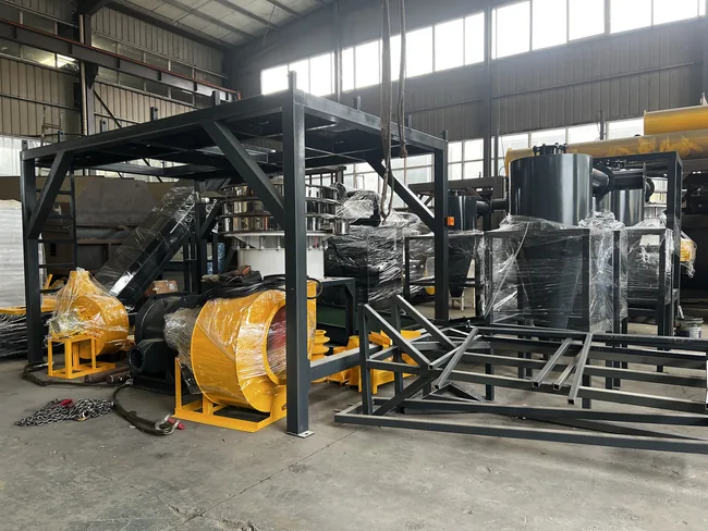 Recycling equipment in the manufacturing facility