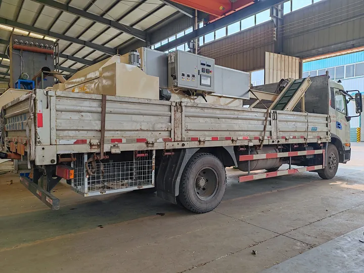 Solar PV Panel Glass Removal Machine at a Customer Site in Guizhou