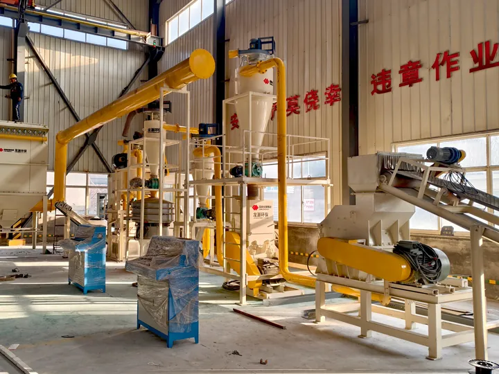Complete Photovoltaic Module Recycling Equipment Project in Shandong