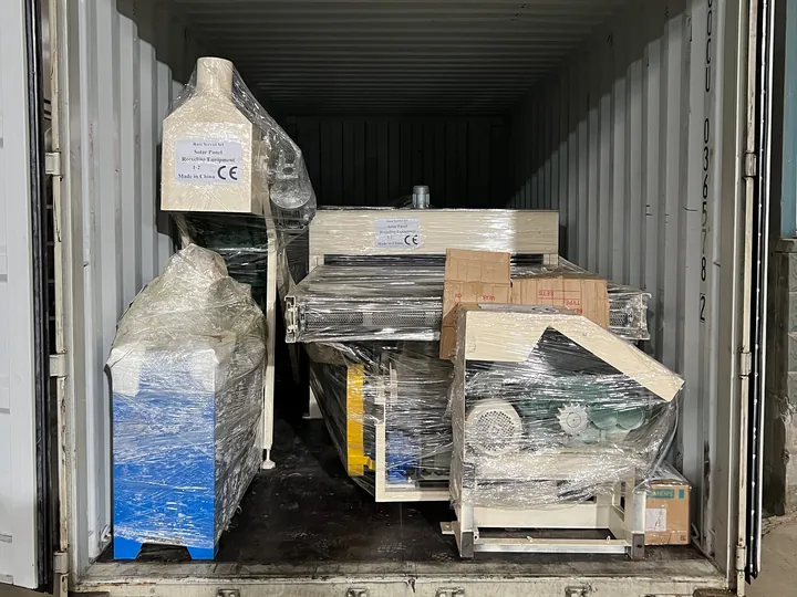 Solar PV Glass Removal Machine Project in Italy
