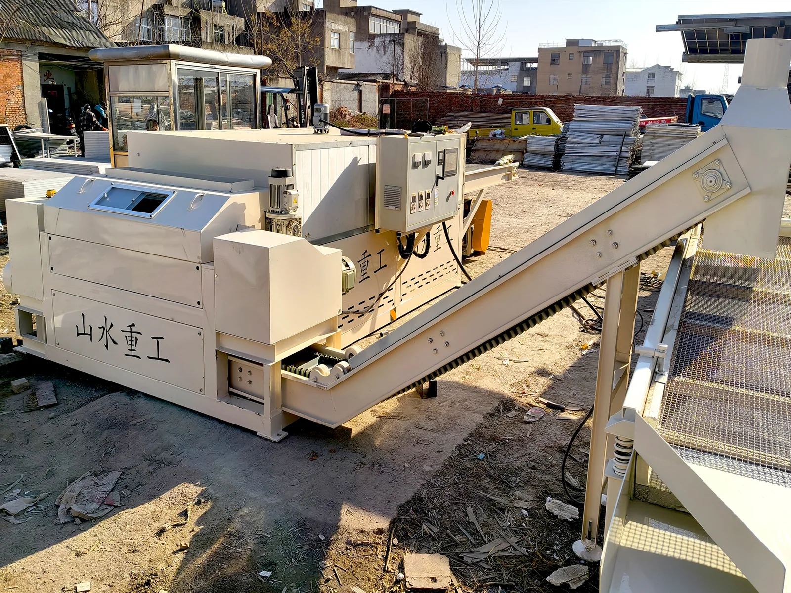 Solar Panel Frame & Glass Recycling Project in Hubei