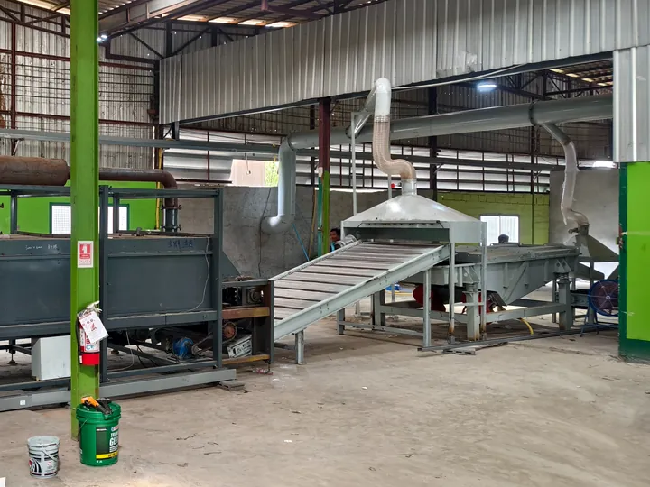 Thailand Double-Glass PV Module Recycling Line for Solar Panel Recovery