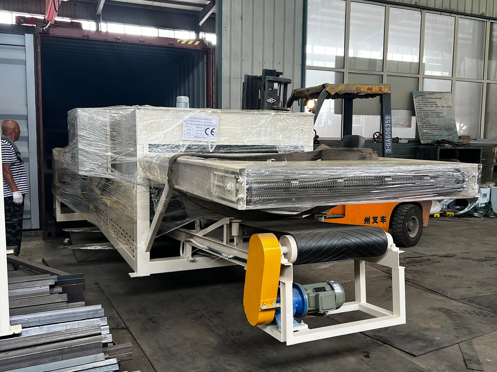 Solar Panel Frame and Glass Removal Project in Hong Kong
