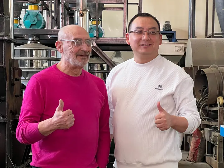Italy Customer’s Fourth Repeat Purchase of Solar Panel Frame and Glass Removal Equipment