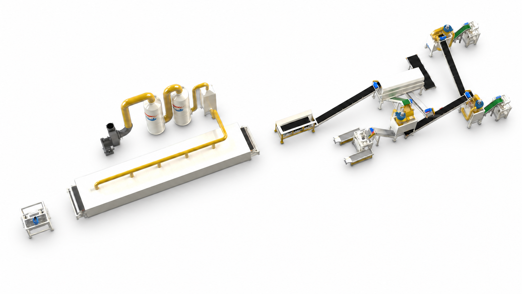 Double-Glass PV Panel Recycling Machine