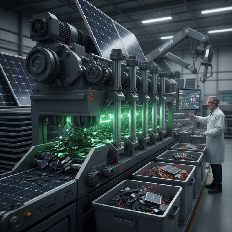 What is a Solar Cell Crushing Separating Machine?