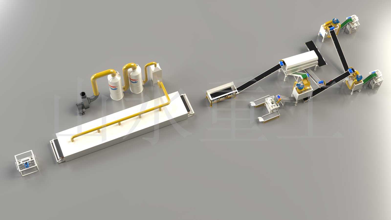 Double-Glass PV Panel Recycling Machine