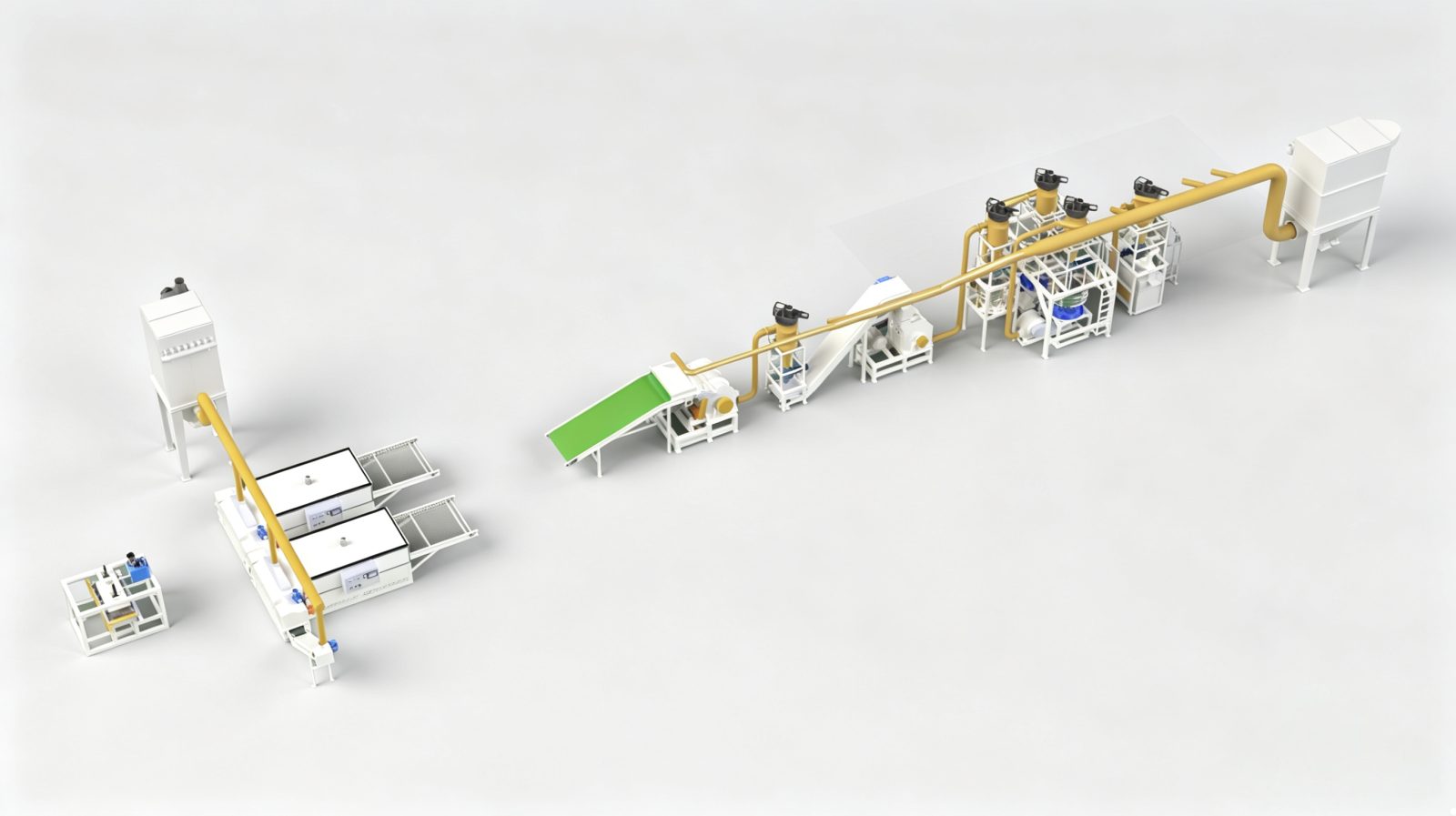 Single-Glass Solar Panel Recycling Production Line